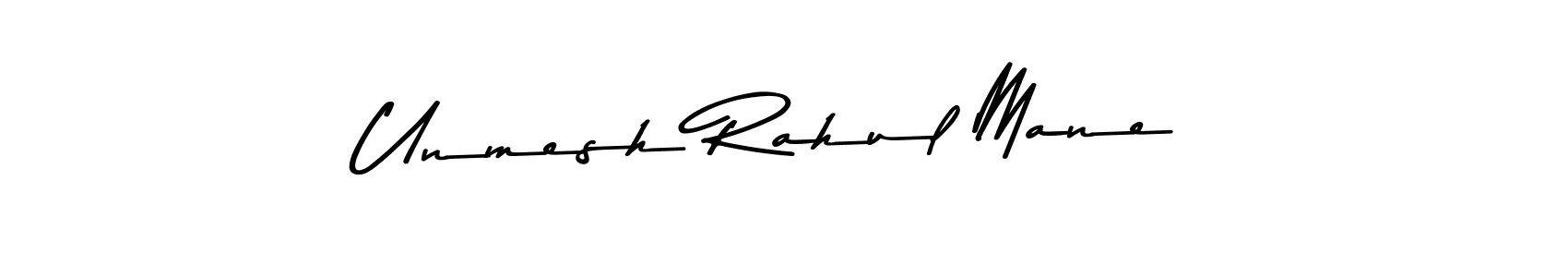 Here are the top 10 professional signature styles for the name Unmesh Rahul Mane. These are the best autograph styles you can use for your name. Unmesh Rahul Mane signature style 9 images and pictures png