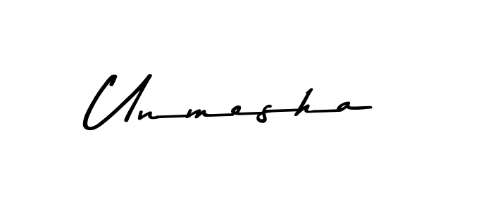 How to make Unmesha signature? Asem Kandis PERSONAL USE is a professional autograph style. Create handwritten signature for Unmesha name. Unmesha signature style 9 images and pictures png