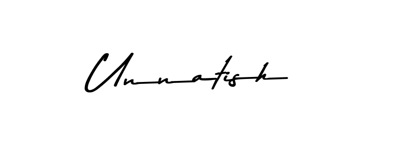 Also You can easily find your signature by using the search form. We will create Unnatish name handwritten signature images for you free of cost using Asem Kandis PERSONAL USE sign style. Unnatish signature style 9 images and pictures png