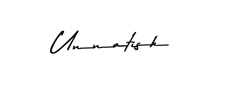 Also You can easily find your signature by using the search form. We will create Unnatish name handwritten signature images for you free of cost using Asem Kandis PERSONAL USE sign style. Unnatish signature style 9 images and pictures png