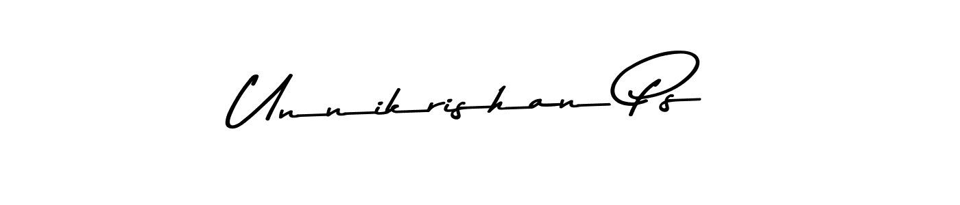Here are the top 10 professional signature styles for the name Unnikrishan Ps. These are the best autograph styles you can use for your name. Unnikrishan Ps signature style 9 images and pictures png