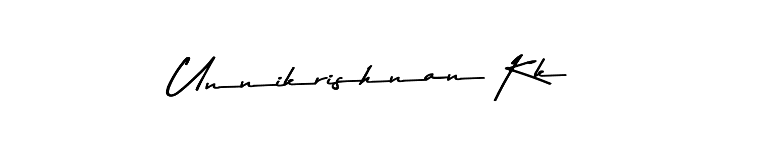 You should practise on your own different ways (Asem Kandis PERSONAL USE) to write your name (Unnikrishnan Kk) in signature. don't let someone else do it for you. Unnikrishnan Kk signature style 9 images and pictures png