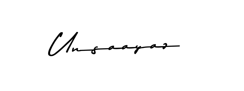 Unsaayaz stylish signature style. Best Handwritten Sign (Asem Kandis PERSONAL USE) for my name. Handwritten Signature Collection Ideas for my name Unsaayaz. Unsaayaz signature style 9 images and pictures png