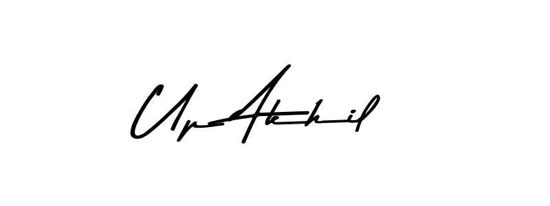 Also You can easily find your signature by using the search form. We will create Up Akhil name handwritten signature images for you free of cost using Asem Kandis PERSONAL USE sign style. Up Akhil signature style 9 images and pictures png