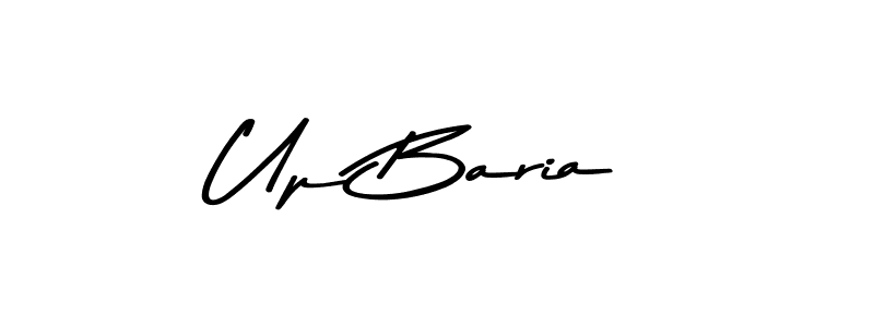 Create a beautiful signature design for name Up Baria. With this signature (Asem Kandis PERSONAL USE) fonts, you can make a handwritten signature for free. Up Baria signature style 9 images and pictures png