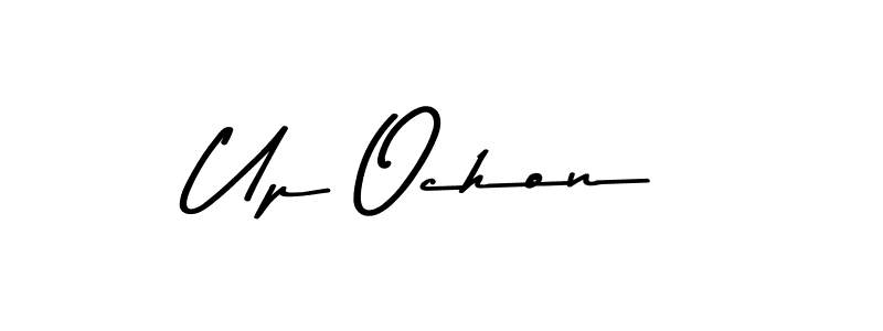 How to Draw Up Ochon signature style? Asem Kandis PERSONAL USE is a latest design signature styles for name Up Ochon. Up Ochon signature style 9 images and pictures png