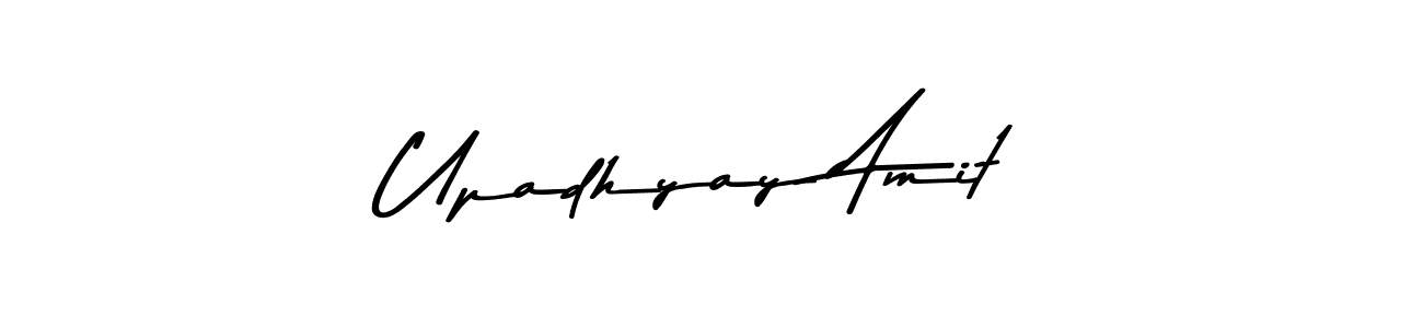 Create a beautiful signature design for name Upadhyay Amit. With this signature (Asem Kandis PERSONAL USE) fonts, you can make a handwritten signature for free. Upadhyay Amit signature style 9 images and pictures png