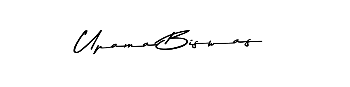 You should practise on your own different ways (Asem Kandis PERSONAL USE) to write your name (Upama Biswas) in signature. don't let someone else do it for you. Upama Biswas signature style 9 images and pictures png