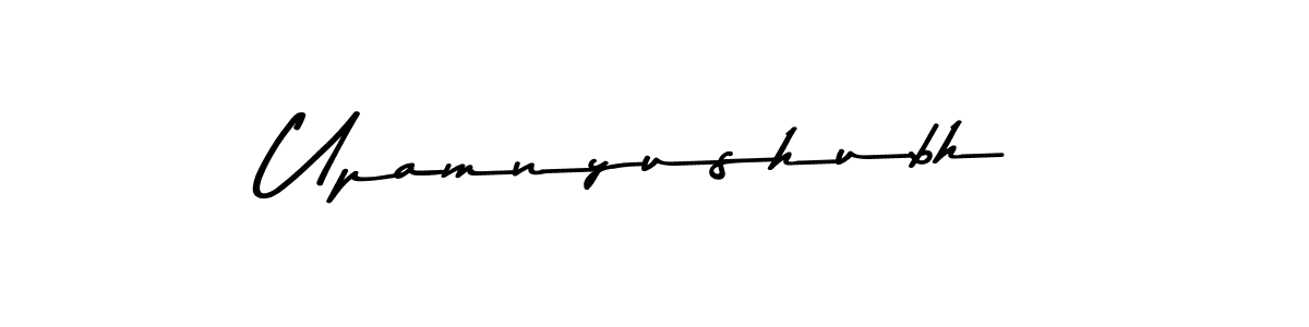 Upamnyushubh stylish signature style. Best Handwritten Sign (Asem Kandis PERSONAL USE) for my name. Handwritten Signature Collection Ideas for my name Upamnyushubh. Upamnyushubh signature style 9 images and pictures png