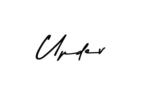 Also we have Updev name is the best signature style. Create professional handwritten signature collection using Asem Kandis PERSONAL USE autograph style. Updev signature style 9 images and pictures png