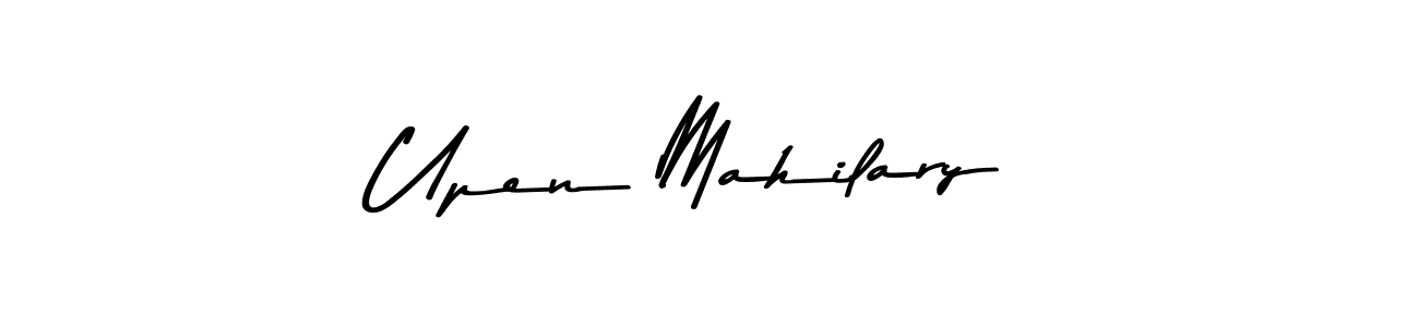 This is the best signature style for the Upen Mahilary name. Also you like these signature font (Asem Kandis PERSONAL USE). Mix name signature. Upen Mahilary signature style 9 images and pictures png