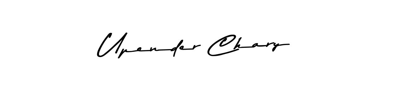 Use a signature maker to create a handwritten signature online. With this signature software, you can design (Asem Kandis PERSONAL USE) your own signature for name Upender Chary. Upender Chary signature style 9 images and pictures png