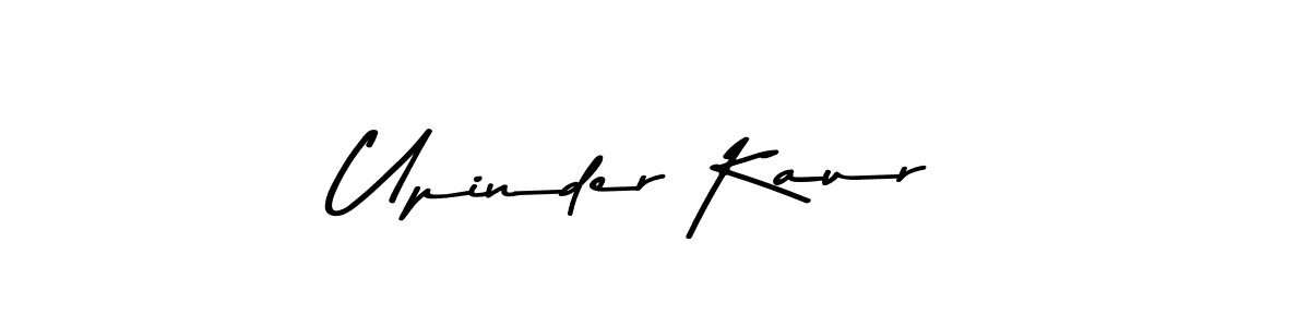 Use a signature maker to create a handwritten signature online. With this signature software, you can design (Asem Kandis PERSONAL USE) your own signature for name Upinder Kaur. Upinder Kaur signature style 9 images and pictures png