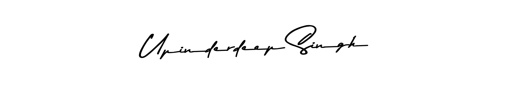 Use a signature maker to create a handwritten signature online. With this signature software, you can design (Asem Kandis PERSONAL USE) your own signature for name Upinderdeep Singh. Upinderdeep Singh signature style 9 images and pictures png
