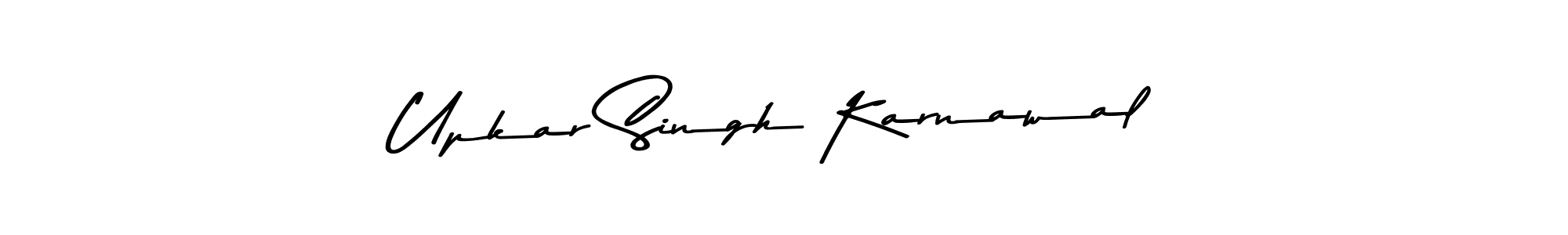 Here are the top 10 professional signature styles for the name Upkar Singh Karnawal. These are the best autograph styles you can use for your name. Upkar Singh Karnawal signature style 9 images and pictures png