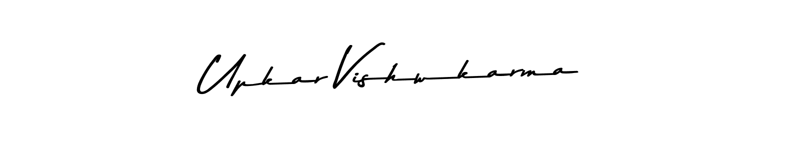 Also You can easily find your signature by using the search form. We will create Upkar Vishwkarma name handwritten signature images for you free of cost using Asem Kandis PERSONAL USE sign style. Upkar Vishwkarma signature style 9 images and pictures png