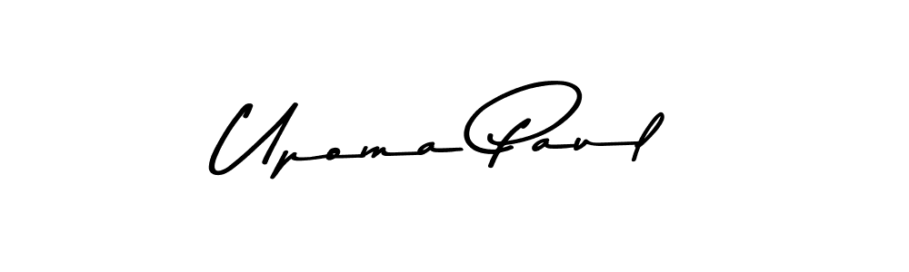if you are searching for the best signature style for your name Upoma Paul. so please give up your signature search. here we have designed multiple signature styles  using Asem Kandis PERSONAL USE. Upoma Paul signature style 9 images and pictures png