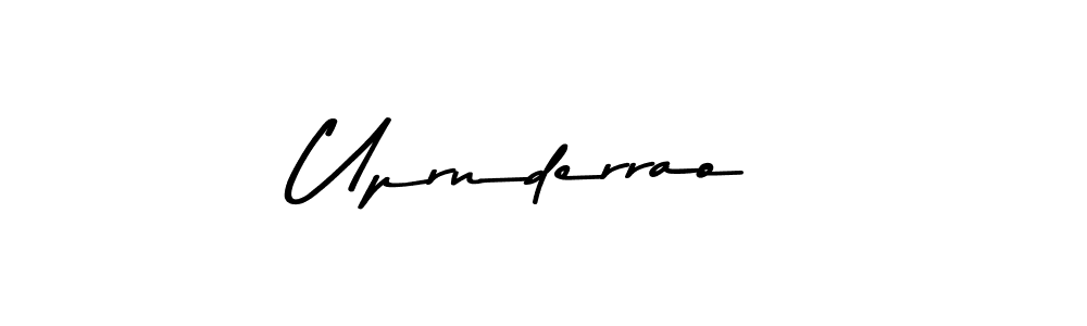 Create a beautiful signature design for name Uprnderrao. With this signature (Asem Kandis PERSONAL USE) fonts, you can make a handwritten signature for free. Uprnderrao signature style 9 images and pictures png