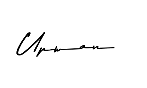 Create a beautiful signature design for name Upwan. With this signature (Asem Kandis PERSONAL USE) fonts, you can make a handwritten signature for free. Upwan signature style 9 images and pictures png