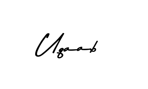 Here are the top 10 professional signature styles for the name Uqaab. These are the best autograph styles you can use for your name. Uqaab signature style 9 images and pictures png