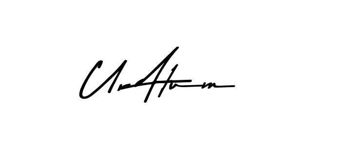 The best way (Asem Kandis PERSONAL USE) to make a short signature is to pick only two or three words in your name. The name Ur Atum include a total of six letters. For converting this name. Ur Atum signature style 9 images and pictures png