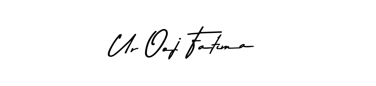 Use a signature maker to create a handwritten signature online. With this signature software, you can design (Asem Kandis PERSONAL USE) your own signature for name Ur Ooj Fatima. Ur Ooj Fatima signature style 9 images and pictures png