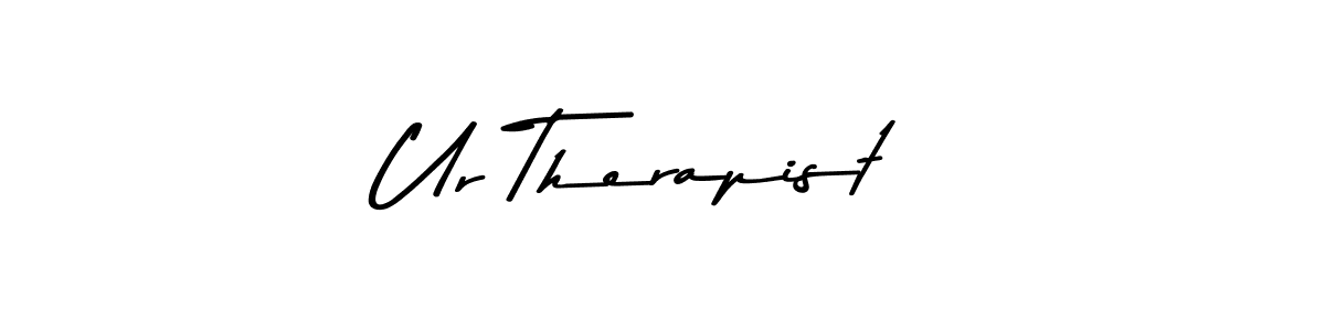 Make a beautiful signature design for name Ur Therapist. Use this online signature maker to create a handwritten signature for free. Ur Therapist signature style 9 images and pictures png