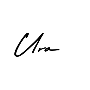 Make a beautiful signature design for name Ura. Use this online signature maker to create a handwritten signature for free. Ura signature style 9 images and pictures png