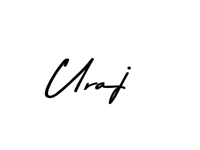 Uraj stylish signature style. Best Handwritten Sign (Asem Kandis PERSONAL USE) for my name. Handwritten Signature Collection Ideas for my name Uraj. Uraj signature style 9 images and pictures png
