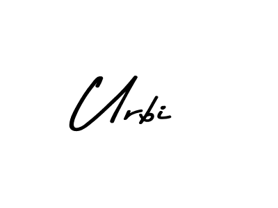 Also You can easily find your signature by using the search form. We will create Urbi name handwritten signature images for you free of cost using Asem Kandis PERSONAL USE sign style. Urbi signature style 9 images and pictures png