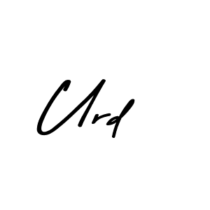 Use a signature maker to create a handwritten signature online. With this signature software, you can design (Asem Kandis PERSONAL USE) your own signature for name Urd. Urd signature style 9 images and pictures png