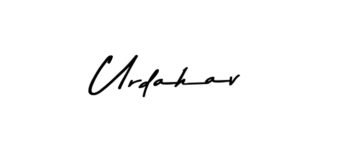 Make a beautiful signature design for name Urdahav. With this signature (Asem Kandis PERSONAL USE) style, you can create a handwritten signature for free. Urdahav signature style 9 images and pictures png