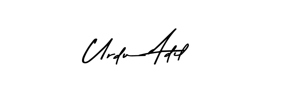 Here are the top 10 professional signature styles for the name Urdu Adil. These are the best autograph styles you can use for your name. Urdu Adil signature style 9 images and pictures png