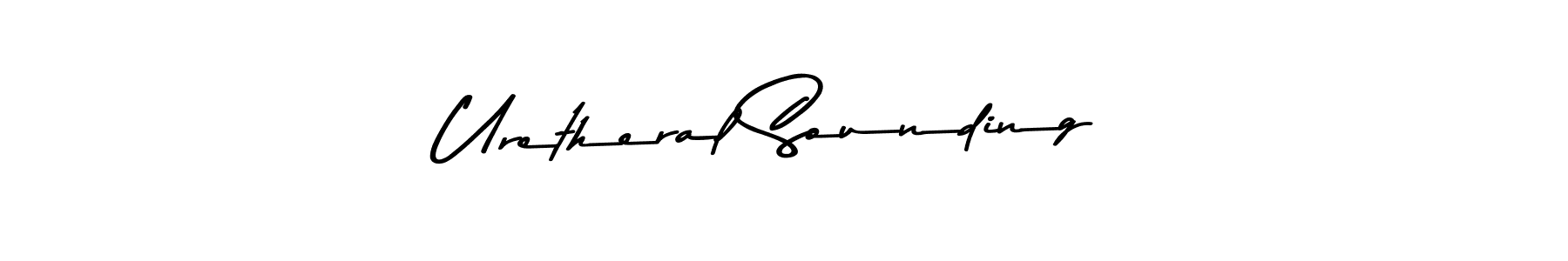 Design your own signature with our free online signature maker. With this signature software, you can create a handwritten (Asem Kandis PERSONAL USE) signature for name Uretheral Sounding. Uretheral Sounding signature style 9 images and pictures png