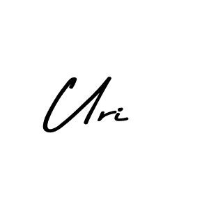 Uri stylish signature style. Best Handwritten Sign (Asem Kandis PERSONAL USE) for my name. Handwritten Signature Collection Ideas for my name Uri. Uri signature style 9 images and pictures png