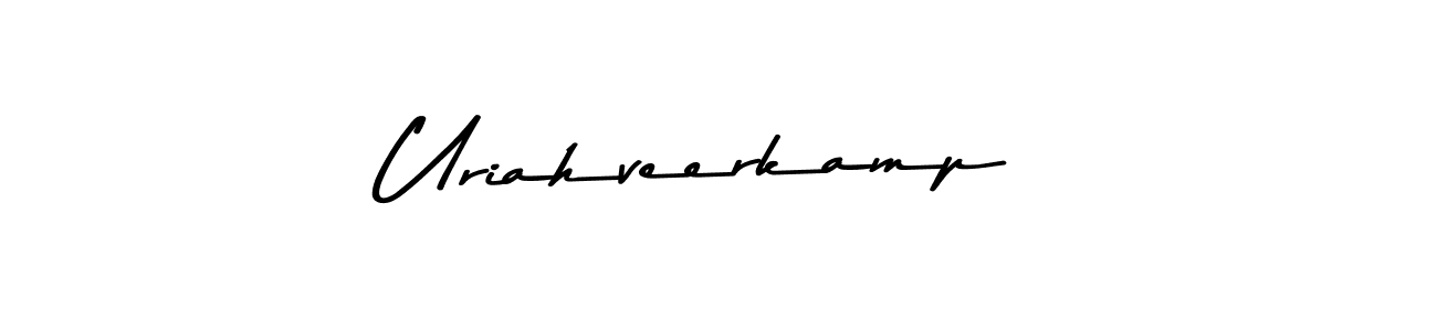 Create a beautiful signature design for name Uriahveerkamp. With this signature (Asem Kandis PERSONAL USE) fonts, you can make a handwritten signature for free. Uriahveerkamp signature style 9 images and pictures png