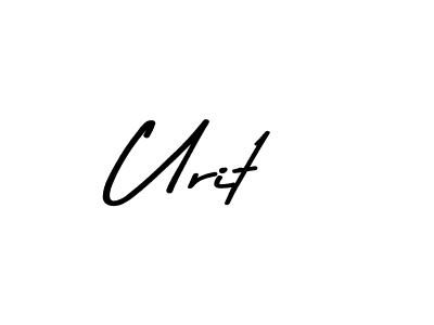 Similarly Asem Kandis PERSONAL USE is the best handwritten signature design. Signature creator online .You can use it as an online autograph creator for name Urit. Urit signature style 9 images and pictures png