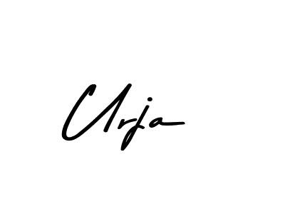 if you are searching for the best signature style for your name Urja. so please give up your signature search. here we have designed multiple signature styles  using Asem Kandis PERSONAL USE. Urja signature style 9 images and pictures png
