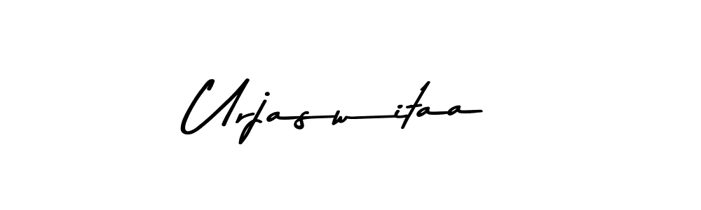 How to make Urjaswitaa signature? Asem Kandis PERSONAL USE is a professional autograph style. Create handwritten signature for Urjaswitaa name. Urjaswitaa signature style 9 images and pictures png