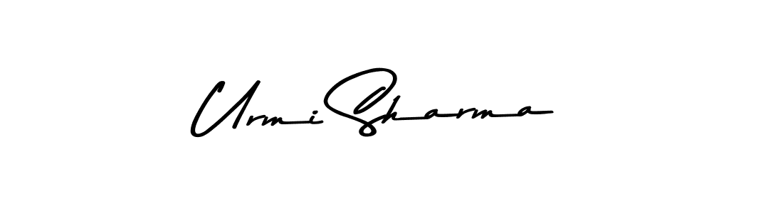 Use a signature maker to create a handwritten signature online. With this signature software, you can design (Asem Kandis PERSONAL USE) your own signature for name Urmi Sharma. Urmi Sharma signature style 9 images and pictures png