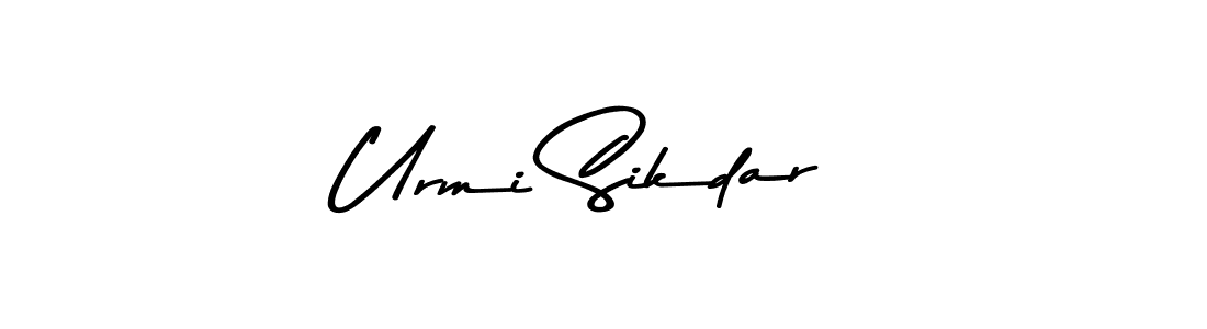 Urmi Sikdar stylish signature style. Best Handwritten Sign (Asem Kandis PERSONAL USE) for my name. Handwritten Signature Collection Ideas for my name Urmi Sikdar. Urmi Sikdar signature style 9 images and pictures png