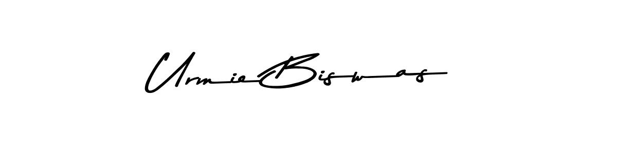 if you are searching for the best signature style for your name Urmie Biswas. so please give up your signature search. here we have designed multiple signature styles  using Asem Kandis PERSONAL USE. Urmie Biswas signature style 9 images and pictures png