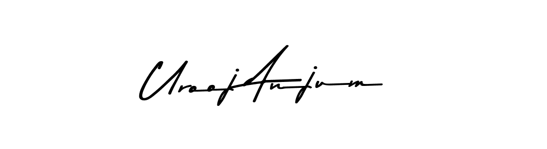 Similarly Asem Kandis PERSONAL USE is the best handwritten signature design. Signature creator online .You can use it as an online autograph creator for name Urooj Anjum. Urooj Anjum signature style 9 images and pictures png