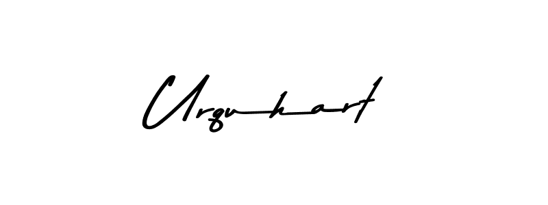 Create a beautiful signature design for name Urquhart. With this signature (Asem Kandis PERSONAL USE) fonts, you can make a handwritten signature for free. Urquhart signature style 9 images and pictures png