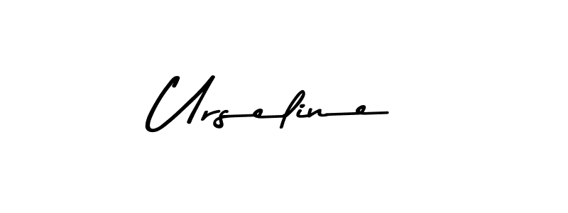 Create a beautiful signature design for name Urseline. With this signature (Asem Kandis PERSONAL USE) fonts, you can make a handwritten signature for free. Urseline signature style 9 images and pictures png