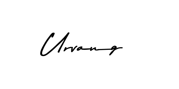 Make a beautiful signature design for name Urvang. With this signature (Asem Kandis PERSONAL USE) style, you can create a handwritten signature for free. Urvang signature style 9 images and pictures png