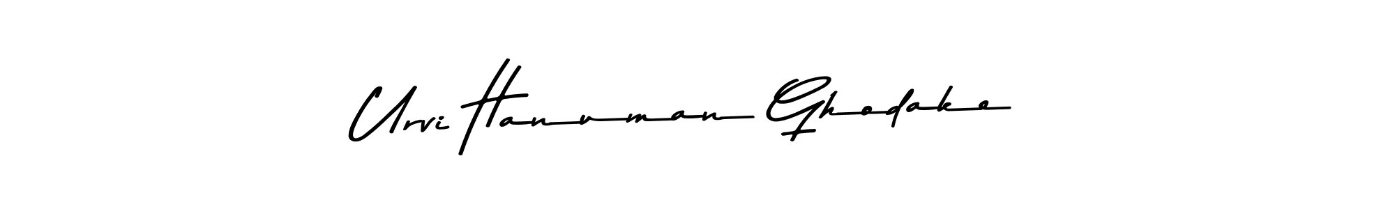 The best way (Asem Kandis PERSONAL USE) to make a short signature is to pick only two or three words in your name. The name Urvi Hanuman Ghodake include a total of six letters. For converting this name. Urvi Hanuman Ghodake signature style 9 images and pictures png