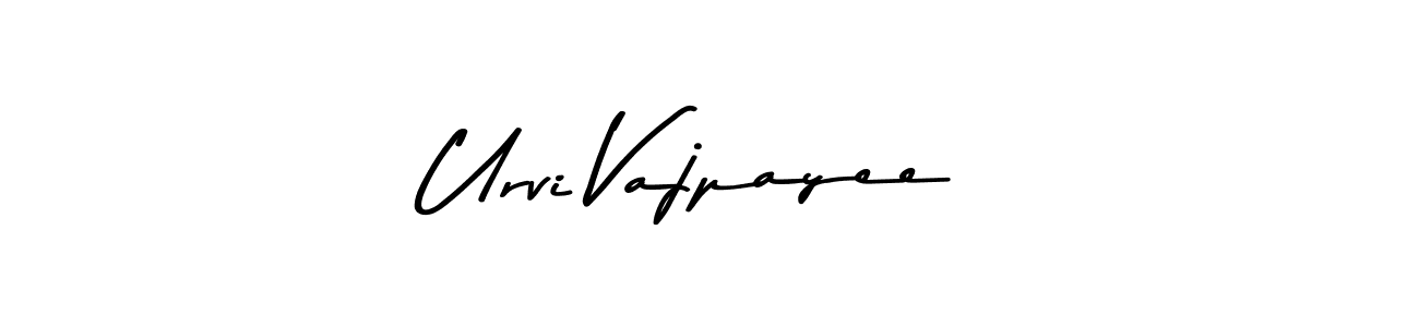 Urvi Vajpayee stylish signature style. Best Handwritten Sign (Asem Kandis PERSONAL USE) for my name. Handwritten Signature Collection Ideas for my name Urvi Vajpayee. Urvi Vajpayee signature style 9 images and pictures png