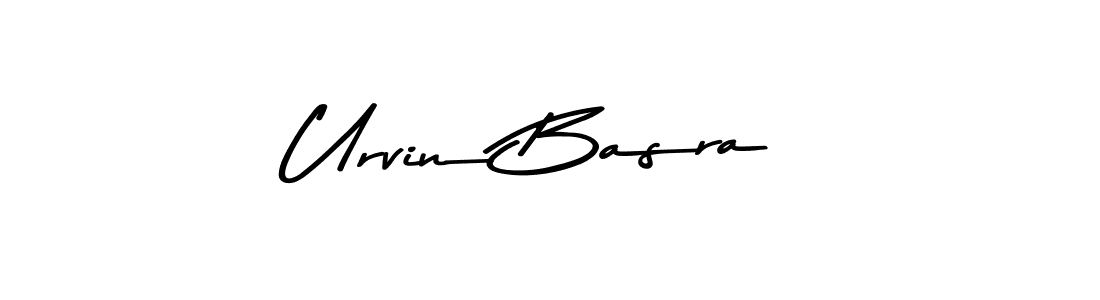 You can use this online signature creator to create a handwritten signature for the name Urvin Basra. This is the best online autograph maker. Urvin Basra signature style 9 images and pictures png