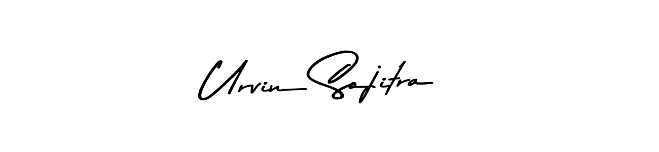 Similarly Asem Kandis PERSONAL USE is the best handwritten signature design. Signature creator online .You can use it as an online autograph creator for name Urvin Sojitra. Urvin Sojitra signature style 9 images and pictures png